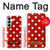 S2951 Rouge Pois Etui Coque Housse pour Samsung Galaxy S26 Plus