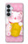 S3025 Rose Maneki Neko chat chanceux Etui Coque Housse pour Samsung Galaxy S26 Plus