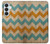 S3033 Bois Chevron Imprimé millésimé Graphic Etui Coque Housse pour Samsung Galaxy S26 Plus
