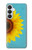 S3039 Tournesol Bleu millésimé Etui Coque Housse pour Samsung Galaxy S26 Plus