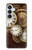 S3172 Horloge or Etui Coque Housse pour Samsung Galaxy S26 Plus