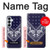 S3357 Marine Bleu Bandana Motif Etui Coque Housse pour Samsung Galaxy S26 Plus