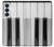 S3524 Clavier de piano Etui Coque Housse pour Samsung Galaxy S26 Plus