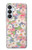 S3688 Motif d'art floral floral Etui Coque Housse pour Samsung Galaxy S26 Plus