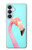 S3708 Flamant rose Etui Coque Housse pour Samsung Galaxy S26 Plus