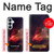S3897 Espace nébuleuse rouge Etui Coque Housse pour Samsung Galaxy S26 Plus