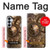 S3927 Boussole Horloge Gage Steampunk Etui Coque Housse pour Samsung Galaxy S26 Plus