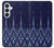 S3950 Motif textile thaïlandais bleu Etui Coque Housse pour Samsung Galaxy S26 Plus