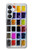 S3956 Graphique de boîte à palette aquarelle Etui Coque Housse pour Samsung Galaxy S26 Plus