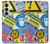 S3960 Collage d'autocollants de signalisation de sécurité Etui Coque Housse pour Samsung Galaxy S26 Plus