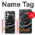 S3969 Rose noire, coup de pinceau dur Etui Coque Housse pour Samsung Galaxy S26 Plus