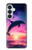 S3980 Dauphin, coucher de soleil, Voie lactée Etui Coque Housse pour Samsung Galaxy S26 Plus