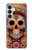 S3999 Peinture de crâne mexicain Etui Coque Housse pour Samsung Galaxy S26 Plus