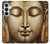 S4022 Visage de Bouddha vintage style doré Etui Coque Housse pour Samsung Galaxy S26 Plus