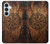 S4036 Boussole en bois viking Vegvisir Etui Coque Housse pour Samsung Galaxy S26 Plus