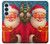 S4046 Joyeux Père Noël Etui Coque Housse pour Samsung Galaxy S26 Plus