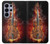 S0864 Violon feu Etui Coque Housse pour Samsung Galaxy S26 Ultra