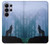 S0935 Loup Hurlant dans la forêt Etui Coque Housse pour Samsung Galaxy S26 Ultra
