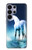 S1130 licorne Cheval Etui Coque Housse pour Samsung Galaxy S26 Ultra