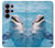 S1291 Les Dauphins en Mer Etui Coque Housse pour Samsung Galaxy S26 Ultra