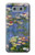 S0997 Claude Monet Water Lilies Etui Coque Housse pour LG G6