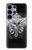 S1434 Crâne Tatouage Motard Aile Etui Coque Housse pour Samsung Galaxy S26 Ultra