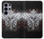 S1434 Crâne Tatouage Motard Aile Etui Coque Housse pour Samsung Galaxy S26 Ultra