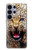 S1932 Bleu yeux Léopard Etui Coque Housse pour Samsung Galaxy S26 Ultra
