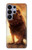 S1957 Lion Etui Coque Housse pour Samsung Galaxy S26 Ultra