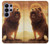 S1957 Lion Etui Coque Housse pour Samsung Galaxy S26 Ultra