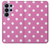 S2358 Rose à pois Etui Coque Housse pour Samsung Galaxy S26 Ultra