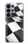 S2408 Vainqueur Drapeau checkered Etui Coque Housse pour Samsung Galaxy S26 Ultra