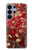 S2414 Rouge Fleur amandier Van Gogh Etui Coque Housse pour Samsung Galaxy S26 Ultra