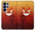 S2454 Rouge mignon petit diable Dessin animé Etui Coque Housse pour Samsung Galaxy S26 Ultra