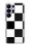 S2492 Noir et blanc Damier Etui Coque Housse pour Samsung Galaxy S26 Ultra