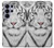 S2553 Tigre blanc Etui Coque Housse pour Samsung Galaxy S26 Ultra