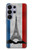 S2859 Drapeau France millésimé Tour Eiffel Etui Coque Housse pour Samsung Galaxy S26 Ultra