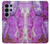 S2907 Violet Turquoise Pierre Etui Coque Housse pour Samsung Galaxy S26 Ultra
