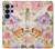 S3035 Peinture douce Fleur Etui Coque Housse pour Samsung Galaxy S26 Ultra