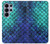 S3047 Vert Sirène écailles de poisson Etui Coque Housse pour Samsung Galaxy S26 Ultra