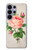 S3079 Rose Rose millésimé Etui Coque Housse pour Samsung Galaxy S26 Ultra