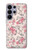 S3095 Motif Rose millésimé Etui Coque Housse pour Samsung Galaxy S26 Ultra
