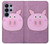 S3269 Porc Dessin animé Etui Coque Housse pour Samsung Galaxy S26 Ultra