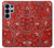 S3354 Rouge classique Bandana Etui Coque Housse pour Samsung Galaxy S26 Ultra