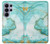 S3399 Vert Marbre Imprimer Graphique Etui Coque Housse pour Samsung Galaxy S26 Ultra