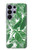 S3457 Papier Palm Monstera Etui Coque Housse pour Samsung Galaxy S26 Ultra