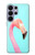 S3708 Flamant rose Etui Coque Housse pour Samsung Galaxy S26 Ultra