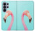 S3708 Flamant rose Etui Coque Housse pour Samsung Galaxy S26 Ultra