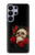 S3753 Roses de crâne gothique sombre Etui Coque Housse pour Samsung Galaxy S26 Ultra