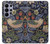 S3791 William Morris Strawberry Thief Fabric Etui Coque Housse pour Samsung Galaxy S26 Ultra